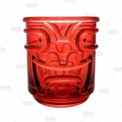 Promo ❤️ Bars Colored Tiki Stacking Tumblers (12oz) - Set Of 4 🧨 -BARS Shop 12oz colored tiki stacking tumblers red bpc 1 800x