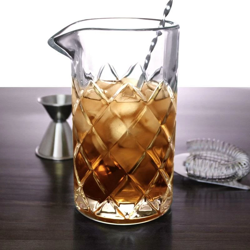 Hot Sale 🥰 Bars 651ml (22 Ounce) BarConic® Diamond Pattern Mixing Glass ✔️ 4 Hot Sale 🥰 Bars 651ml (22 Ounce) BarConic® Diamond Pattern Mixing Glass ✔️ - Image 2