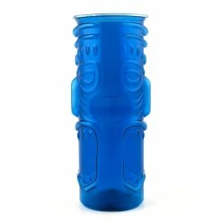 Deals 🥰 Bars Plastic Blue Tiki Cup - 32 Ounce ✨ -BARS Shop 320z blue tiki clean 2 1 800x