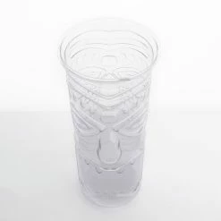 Budget ⭐ Bars Plastic Clear Tiki Cup - 32 Ounce 🤩 -BARS Shop 320z clear tiki clean 1 1 800x