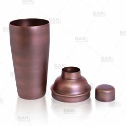 Promo 🎁 Bars BarConic® 3 Piece Cocktail Shaker With Antique Finish 24oz. 🧨 -BARS Shop 3pc 14oz antique finished shaker 1 800x