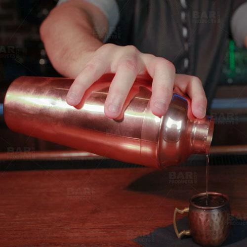 Hot Sale 🥰 Bars BarConic® 3 Piece Copper Plated Shaker Set - 24 Oz 🔥 4 Hot Sale 🥰 Bars BarConic® 3 Piece Copper Plated Shaker Set - 24 Oz 🔥 - Image 2