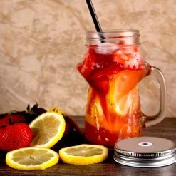 Budget ✨ Bars BarConic® Fox Mason Jar W/ Handle - 16oz 🤩 -BARS Shop Barconic fox masonjar 16oz 6 800x