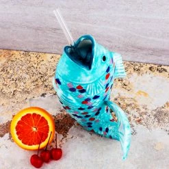 Brand new 🧨 Bars BarConic® Rainbow Fish - Tiki Drinkware - 18oz ⭐ -BARS Shop Barconic rainbowfish scene2 800x