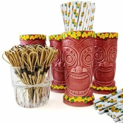 Flash Sale ⭐ Bars Pink Goddess Tiki Mug Drinkware Set ⭐