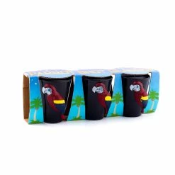 Flash Sale 🌟 Bars Parrot Luau Plastic Shot Glasses - Pack Of 3 ⭐ -BARS Shop Plastic parrot shot glass 800x