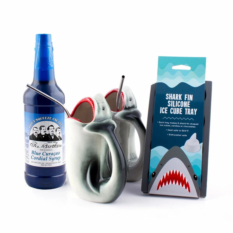 Budget 🔔 Bars Shark Bite Tiki Drinkware Set ✨ 3 Budget 🔔 Bars Shark Bite Tiki Drinkware Set ✨