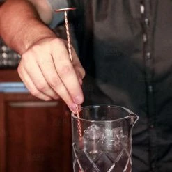 Hot Sale 😀 Bars BarConic® Copper Plated Bar Spoon - 11" With Disk 👏 -BARS Shop action copper plated barspoon w disk 800x