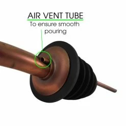 Budget ✨ Bars BarConic® Liquor Bottle Pourer – Antique Finish 😉 -BARS Shop antique finish pourer web detail 800x