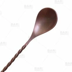 Best Sale 🤩 Bars BarConic® Copper Trident Bar Spoons - Brushed Antique Finish - Three Lengths Available ⌛ -BARS Shop antique finish trident bar spoon bpc 800x