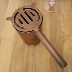 Best Sale ⌛ Bars BarConic® Copper Hawthorne Strainer With Antique Finish 👍 -BARS Shop antique finished hawthron strainer 800x