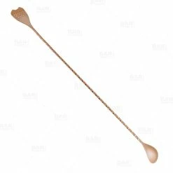 Buy ⌛ Bars BarConic® Bar Spoon With Strainer Tip - Copper Plated - 40cm 🎁 -BARS Shop bar spoon strainer tip copper bpc 3 800x