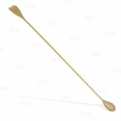 Deals 😍 Bars BarConic® Bar Spoon With Strainer Tip - Gold Plated - 40cm 🥰