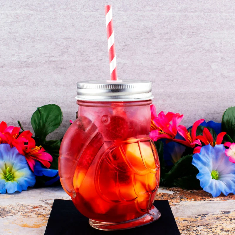 Best Pirce 🌟 Bars Parrot Mason Jar W/lid - 14 Ounce - BarConic® 😀 4 Best Pirce 🌟 Bars Parrot Mason Jar W/lid - 14 Ounce - BarConic® 😀 - Image 2