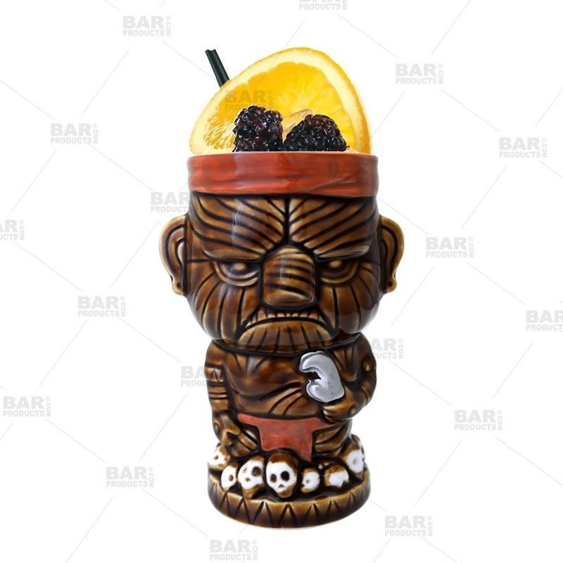 Budget 🎁 Bars BarConic® Head Hunter Tiki Drinkware - 13.5 Oz 🎉 5 Budget 🎁 Bars BarConic® Head Hunter Tiki Drinkware - 13.5 Oz 🎉 - Image 3