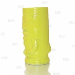 New 💯 Bars BarConic® Tiki Mug – Yellow 12 Ounces ⭐ -BARS Shop barconic tiki drinkware yellow side web 500 800x