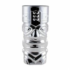 Cheap 🌟 Bars BarConic® Tiki Glass - Metal Plated - 15 Ounce - (Color Options) 😉 -BARS Shop barconic tiki glass silver clean 800x