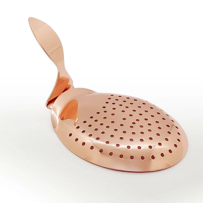 Hot Sale ✨ Bars BarConic® Julep Strainer - Copper Plated With Curved Handle 😍 3 Hot Sale ✨ Bars BarConic® Julep Strainer - Copper Plated With Curved Handle 😍