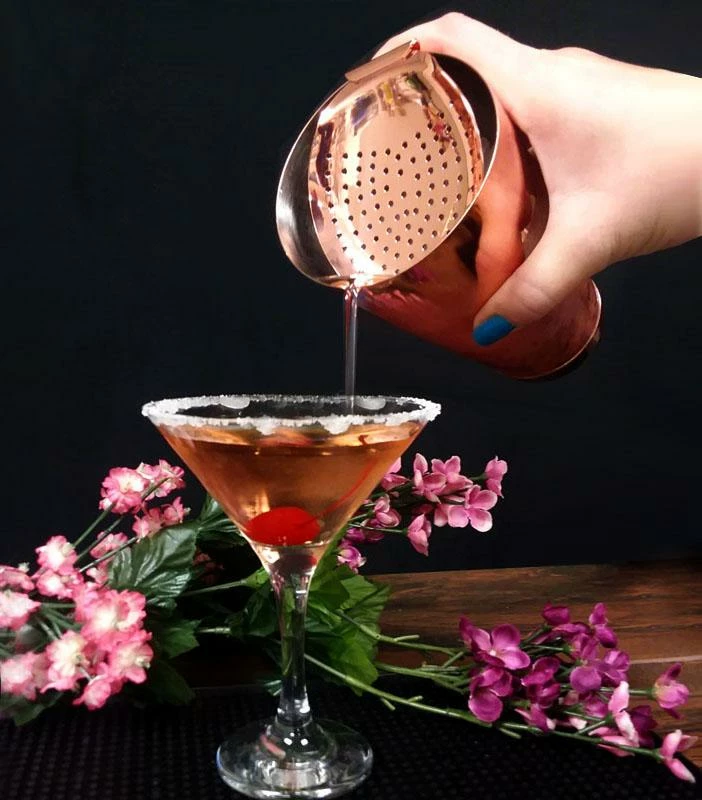 Hot Sale ✨ Bars BarConic® Julep Strainer - Copper Plated With Curved Handle 😍 4 Hot Sale ✨ Bars BarConic® Julep Strainer - Copper Plated With Curved Handle 😍 - Image 2