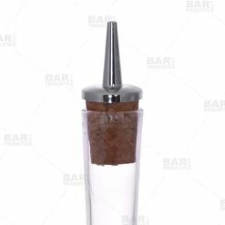 New ❤️ Bars BarConic® Bitters Bottle - Feather Etching - 3oz 👏 -BARS Shop bitter cork pourer for bitter bottle 1 1 800x