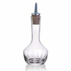 New ❤️ Bars BarConic® Bitters Bottle - Feather Etching - 3oz 👏