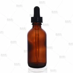 Budget 🎁 Bars Glass Bitters Cocktail Dropper Bottle - 2 Oz - Amber 🎁