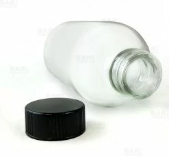 Deals 😉 Bars Craft Bartending Bottle W/ Black Lid - Boston Round - Clear 4 Ounce 😀 -BARS Shop boston round craft bartending bottle 4oz bpc 1 800x