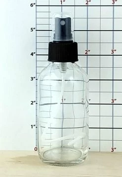 Buy 🤩 Bars Craft Bartending Bottle W/ Black Atomizer - Boston Round - Clear 4 Ounce 🎁 -BARS Shop boston round craft bartending bottle atomizer ms 800x