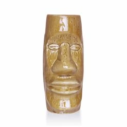 New 🤩 Bars 14oz Brown Easter Islander Tiki Mug ⌛ -BARS Shop brown tiki eastern islander mug 800x