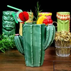 Coupon 🌟 Bars BarConic ® Cactus Tiki Mug With Lid - 15 Oz 😍 -BARS Shop cactus tiki mug bpc 6 800x