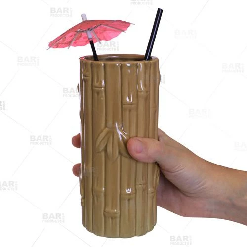 Wholesale ❤️ Bars BarConic® Tiki Drinkware – Bamboo 15oz. 👏 4 Wholesale ❤️ Bars BarConic® Tiki Drinkware – Bamboo 15oz. 👏 - Image 2