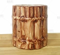 Coupon ✨ Bars Ceramic Rum Barrel Tiki Mug - 12 Oz 🎁 -BARS Shop cermaic tiki mug 24 800 800x