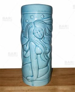 Coupon 🌟 Bars Blue Mermaid Ceramic Tiki Glass 🔔 -BARS Shop cermaic tiki mug 3 500 800x