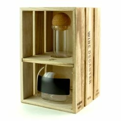 Discount 🔔 Bars Corked Chalkboard Wine Decanter / Craft Bottle - 40 Ounce 🔔 -BARS Shop chalk wine decanter crate 1 800x