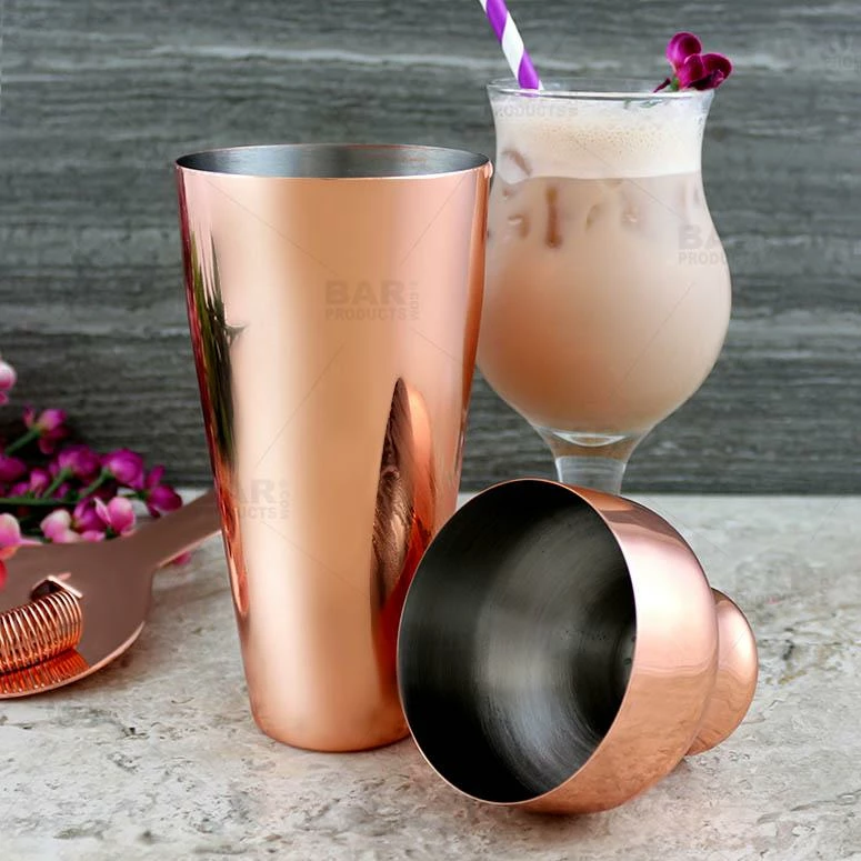 Cheapest 😀 Bars Olea™ 2 Piece Cocktail Shaker - Copper Plated Parisian Style - 20 Ounce 😉 6 Cheapest 😀 Bars Olea™ 2 Piece Cocktail Shaker - Copper Plated Parisian Style - 20 Ounce 😉 - Image 4