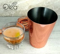 Flash Sale 🧨 Bars Olea™ 16oz Weighted Cocktail Shaker - Copper Plated 🔥 -BARS Shop copper cocktail shaker 16oz olea bpc 5 800x