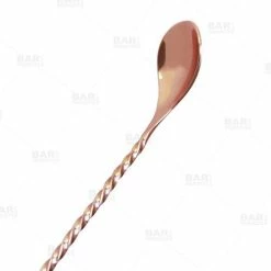Hot Sale 😀 Bars BarConic® Copper Plated Bar Spoon - 11" With Disk 👏 -BARS Shop copper plated bar spoon 800x