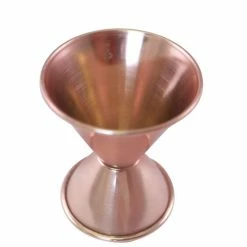 Buy ⌛ Bars BarConic® Jigger Copper Plated -.75oz. X 1.25oz. 😍 -BARS Shop copper plated jigger 1 2 800x