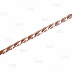 Hot Sale 😀 Bars BarConic® Copper Plated Bar Spoon - 11" With Disk 👏 -BARS Shop copper plated twisted handle 1 a78a8fa4 4af9 4cbc a6eb 1f37fe5761cd 800x