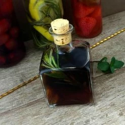 New 🎉 Bars Craft Bartending Bottle With Cork - Square Shaped - 7 Ounce ⌛ -BARS Shop craft bartending bottle w cork square bpc 5 800x