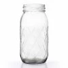 Best Sale ✔️ Bars BarConic® Diamond Cut Pattern Mason Jar - 24 - Ounce ⭐ -BARS Shop daimond cut mason jar mug 800x