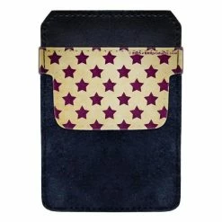 Outlet 💯 Bars DekoPokit™ - Bottle Opener Back Pocket Protector - Purple And Tan Stars 👍