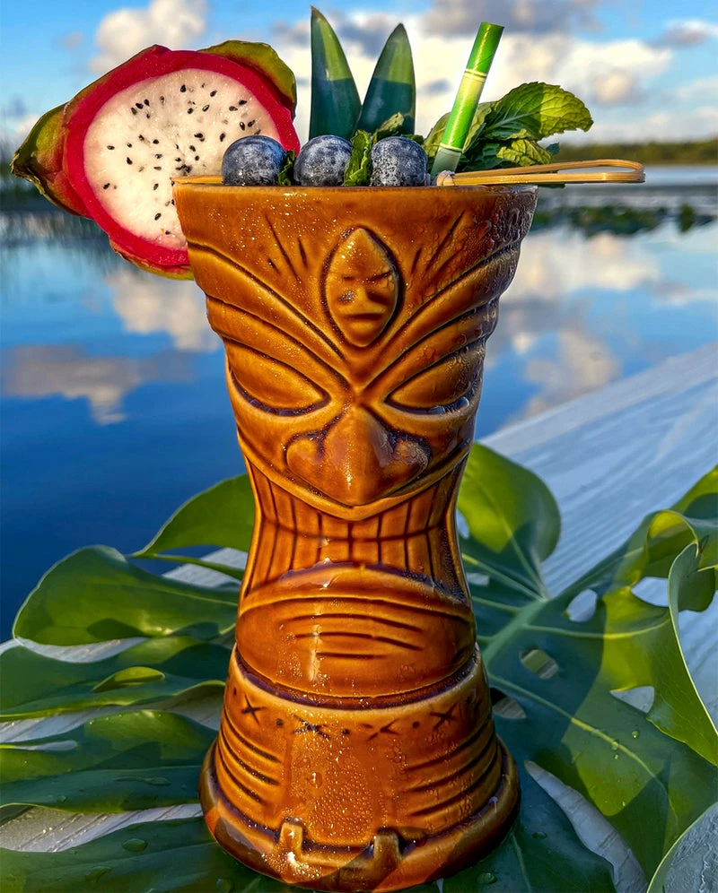 Best deal ❤️ Bars BarConic® Ceramic Tiki Mug - Koa 🔥 4 Best deal ❤️ Bars BarConic® Ceramic Tiki Mug - Koa 🔥 - Image 2