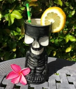 Best Sale 😀 Bars BarConic® Ceramic Skeleton Tiki Mug - 10oz 👏 -BARS Shop dw tiki skeleton skeleton tiki bar glass 800x