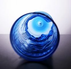 Promo ❤️ Bars BarConic® Tiki Cup - Blue Plastic W/ Lid And Straw - 24oz 🥰 -BARS Shop dw tikibl ls blue tiki guy plastic cup with lid inside 800x