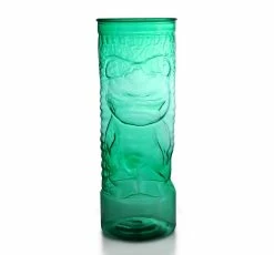 Outlet ✔️ Bars BarConic® Tiki Cup - Green Plastic W/ Lid And Straw - 24oz 🥰