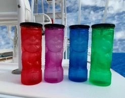 Promo ❤️ Bars BarConic® Tiki Cup - Blue Plastic W/ Lid And Straw - 24oz 🥰 -BARS Shop dw tikipk all colors plastic barconic tiki cups on boat 1 1 1 1 2784cbc7 64e7 437d 9a76 51f4294aea11 800x