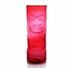 Top 10 👍 Bars BarConic® Tiki Cup - Red Plastic W/ Lid And Straw - 24oz 👍