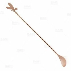 Promo 👏 Bars BarConic® Cocktail Fairy Bar Spoon - Copper Plated - 30cm ✔️ -BARS Shop fairy tip copper bar spoon bpc 4 800x