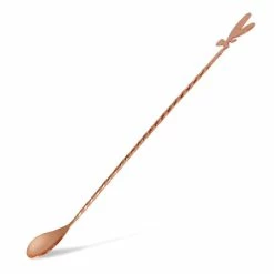 Promo 👏 Bars BarConic® Cocktail Fairy Bar Spoon - Copper Plated - 30cm ✔️